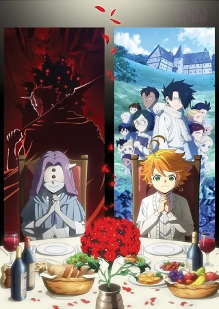Okładka anime Yakusoku no Neverland 2nd Season