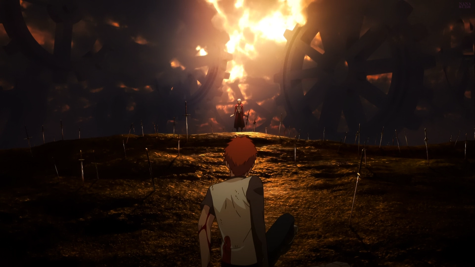 Minaturka 21 odcinka anime Fate/Stay Night - Unlimited Blade Works